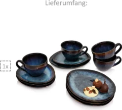 Sänger Kaffeeservice Set Tokio 12 Teilig -Küchenzubehör a7d98e2e1bce086bbc7cce14af1a9dae