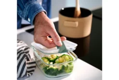 Mepal - Glas Frischhaltedose Easyclip 1000 Ml - Nordic Sage -Küchenzubehör a99dd68485b754e4aaec62bc56042c07