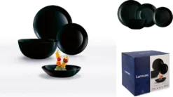 Geschirr Luminarc 9311622 Schwarz Gehärtetes Glas (19 Pcs) -Küchenzubehör aa22e58097d5b006acbf27a2a292fef5