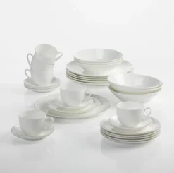 Maxwell & Williams Cashmere Resort Kaffee- Und Tafelset, Coupe, Geschenkbox, Bone China Porzellan, 30-tlg., BC1960 -Küchenzubehör abe23a44847da4aaa2fa5614571f9fae