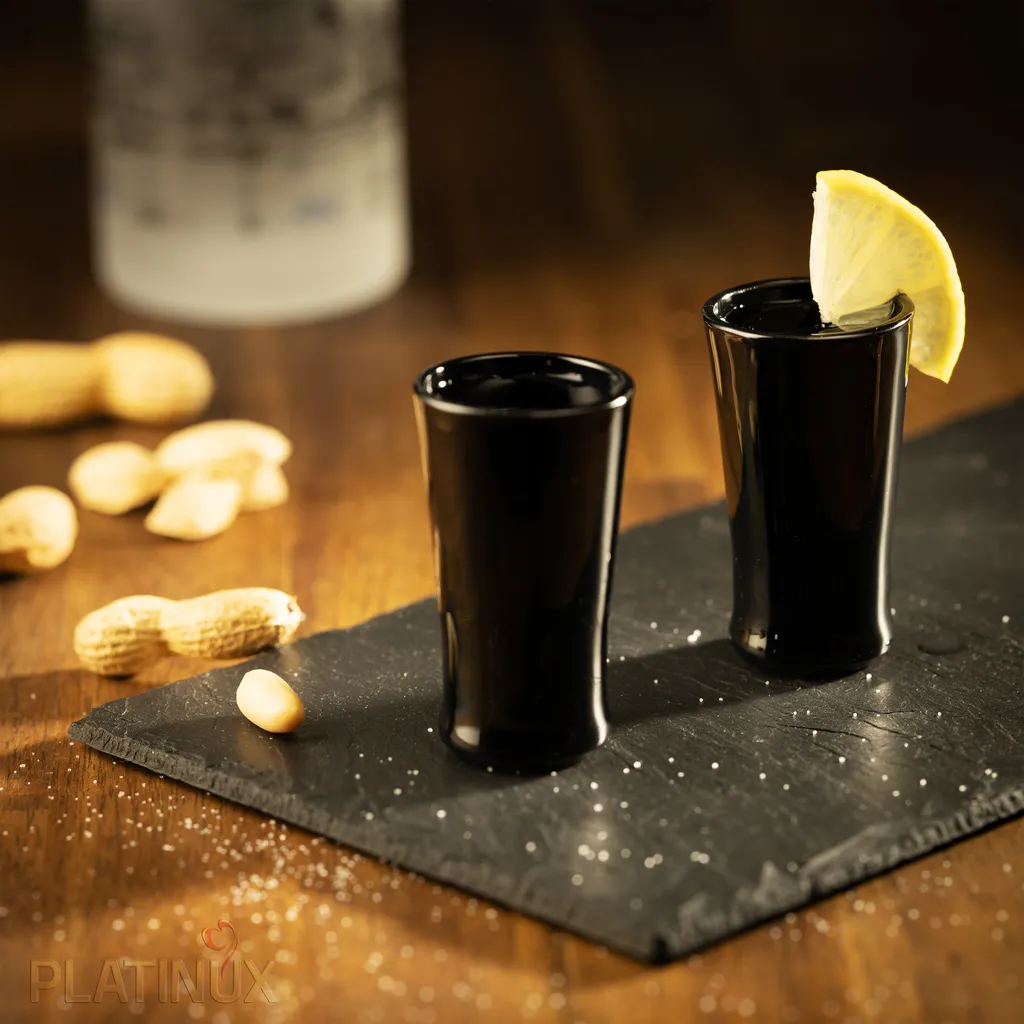 Schwarze Shotgläser Aus Glas Set 6 Teilig Pinnchen Wodkagläser 20ml (max. 30ml) 2 Schwarze Shotgläser Aus Glas Set 6 Teilig Pinnchen Wodkagläser 20ml (max. 30ml) – Bild 2