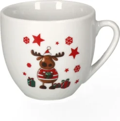 Kaffeeservice Elch 18tlg. Für 6 Personen Weiß Mit Weihnachtsdekor Lustiger Elch -Küchenzubehör ad8fe5b408b29e980125ed25b901a09d