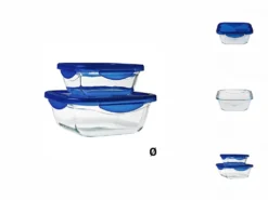 Pyrex Cook & Go Glas Square Teller Mit Deckel 0.9l -Küchenzubehör aefcd6e027260be03535f8ec3f90b961