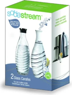 SodaStream Glaskaraffen 0,6 Liter Im 2er-Pack, 764997 -Küchenzubehör b0315e1ba9be00ac8a537f0a9b35886a