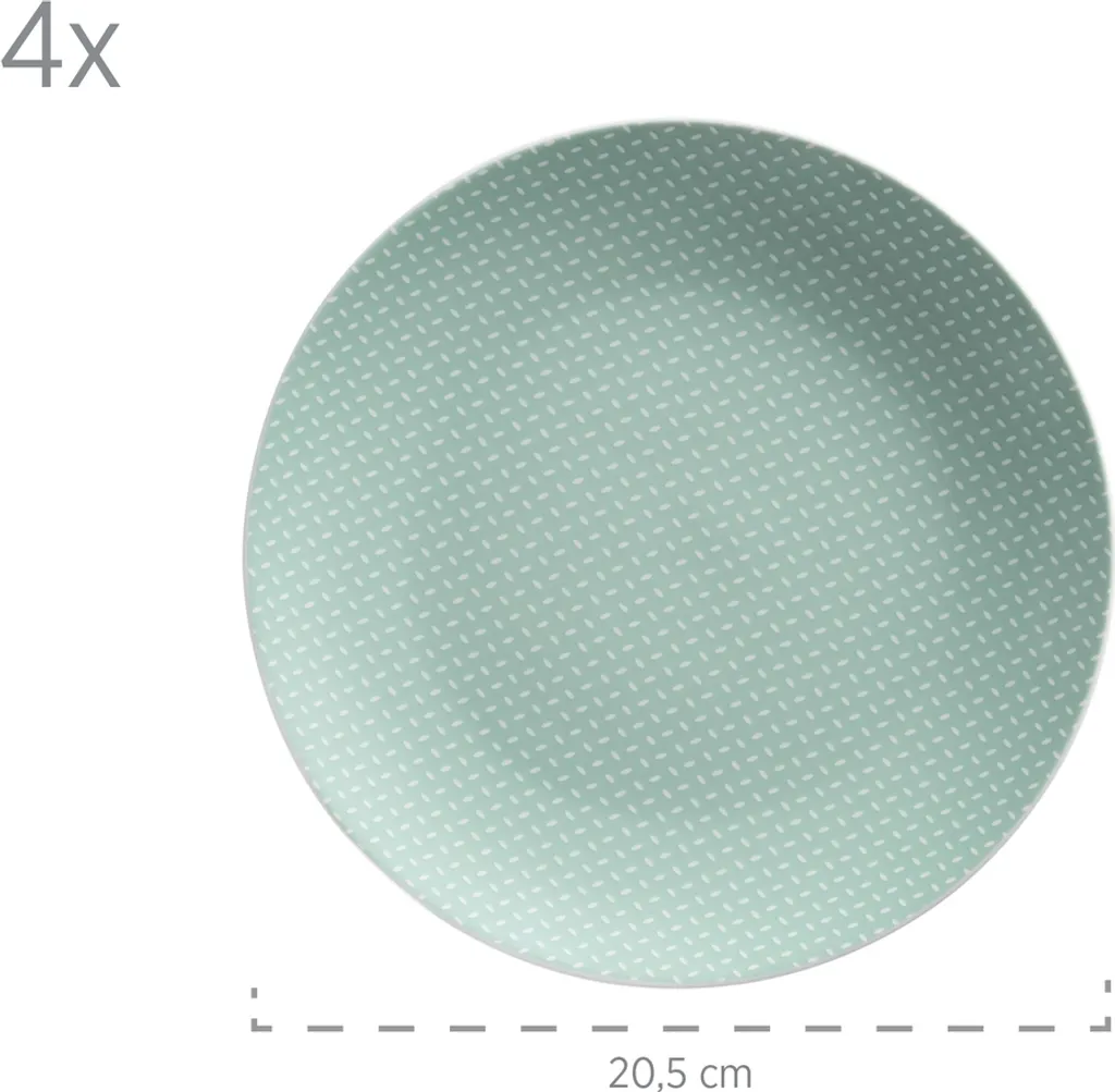Mäser 931565 Kombiservice Kitchen Time II Für 4 Personen, Porzellan, Grün (1 Set, 16-teilig) 4 Mäser 931565 Kombiservice Kitchen Time II Für 4 Personen, Porzellan, Grün (1 Set, 16-teilig) – Bild 4