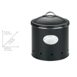 Wenko Aufbewahrungsdose Nero Mit Löchern 4 L -Küchenzubehör b4fe7754089feb76354d4a28b9de712a