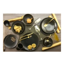 CreaTable 22409 Tafelservice Rusty Für 8 Personen, Porzellan, Braun (1 Set, 12-teilig) -Küchenzubehör b662263588f34a71cccf5ac9c91ec451