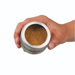 Fackelmann Magnetische Gewürzdose, Vorratsdose Mit Streuöffnungen, Aufbewahrungsdose Aus Edelstahl (Farbe: Silber/Transparent), Menge: 1 Stück -Küchenzubehör b7a2a3efb6cb88622d0274ca3e6d4299