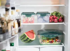 Genius Nicer Dicer Chef Auffangbehälter Groß & Klein Inkl. Deckel 6 Tlg 1 X 3300 Ml & 2 X 700 Ml Smaragdgrün; A27056 -Küchenzubehör b9526374503d08f07012293b25389216