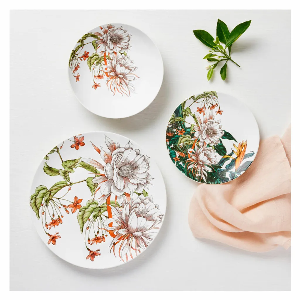 Maxwell & Williams Dinner-Set Night Garden - Blumen 12-tlg., Geschirrset, Teller, Schalen, Porzellan, II0093 3 Maxwell & Williams Dinner-Set Night Garden - Blumen 12-tlg., Geschirrset, Teller, Schalen, Porzellan, II0093 – Bild 3