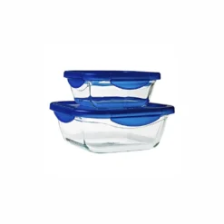 Pyrex Cook & Go Glas Square Teller Mit Deckel 0.9l -Küchenzubehör b984a63c07f3c72d302c0eb891ec6d00