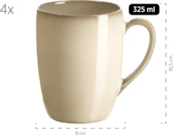 Mäser 931736 Kombiservice Ossia Für 4 Personen, Steinzeug, Grau (1 Set, 16-teilig) -Küchenzubehör bae5ba39a2ebb89d684244c1dc7e335c