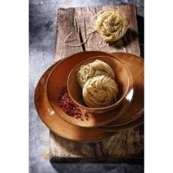 1 X Palmer Rustique Keramik Tafel Service Set 24 Tlg. 6 Pers. Rost -Küchenzubehör bb10ca3e7e5d548d2b2e8ed308b88e7b