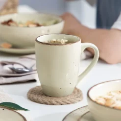 Vancasso Tafelservice Set, Navia Geschirrset Aus Steingut, 16 Teilig Kombiservice, Vintage Aussehen, Natur Design 10 Vancasso Tafelservice Set, Navia Geschirrset Aus Steingut, 16 Teilig Kombiservice, Vintage Aussehen, Natur Design -Küchenzubehör bb62ba8ebd2ceca91ba77168122376b9