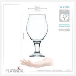 Biertulpen Biergläser Set 6 Teilig 500ml (max. 560ml) Pilsgläser Tulpe -Küchenzubehör bb984420cdfc08a333b6bc26bccf26d7