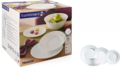 Luminarc 19tlg. Tellerset + Schale Trianon -Küchenzubehör bcd101d60f0ee33d4ab4f1e4efdf4e39