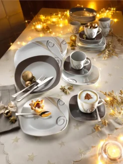 Van Well 18tlg. Kaffeeservice Porzellan Weiß 18 Tlg. 12 Van Well 18tlg. Kaffeeservice Porzellan Weiß 18 Tlg. -Küchenzubehör bdbba0db449787295f88e4b048402986