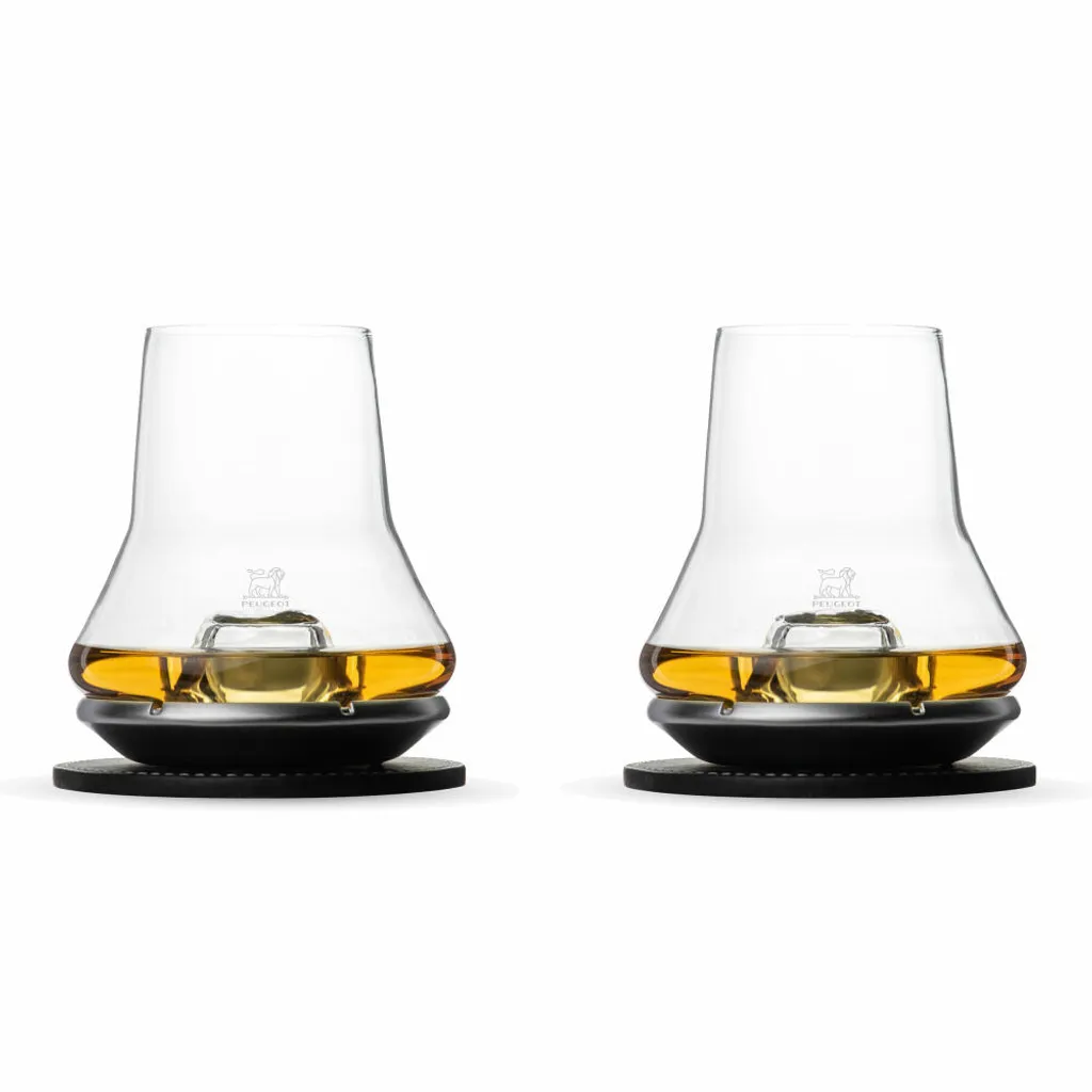 Peugeot Whiskyglas-Verkostungsset Les Impitoyables, Duo Set Dégustation, 2 Gläser Mit Kühlsockeln, 266158 1 Peugeot Whiskyglas-Verkostungsset Les Impitoyables, Duo Set Dégustation, 2 Gläser Mit Kühlsockeln, 266158