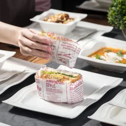 MALACASA, Serie Mario, 28-teilig Kombiservice Aus Porzellan Geschirrset Mit Je 6 Schalen, 6 Dessertteller, 6 Suppenteller, 6 Speiseteller, 2 Rechteckige Platten Und 2 Salz- Und Pfefferdosen -Küchenzubehör bfbaf99c21e43e284a7a7a3a9659ab71