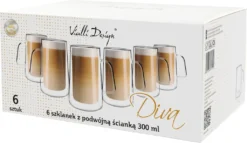 Thermogläser Doppelwandig 6er SET Latte Macchiato Espresso VIALLI DESIGN 300ml -Küchenzubehör c0495b22b3cdda64289d70f3e4e791e6