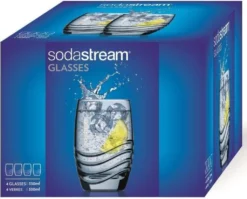 Sodastream Trinkglas 4er-Pack, Passend Zu Sodastream-Glaskaraffen -Küchenzubehör c0cf39538302c7bff03b4a9d84ec3cb8