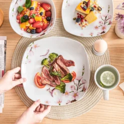 VEWEET Porzellan Kombiservice 'Annie', 40 Teilig Geschirrservice Für 8 Personen, Frühstückservice Mit Je 8 Eierbecher, Kaffeebecher 350 Ml, Müslischalen, Dessertteller Und Flachteller 10 VEWEET Porzellan Kombiservice 'Annie', 40 Teilig Geschirrservice Für 8 Personen, Frühstückservice Mit Je 8 Eierbecher, Kaffeebecher 350 Ml, Müslischalen, Dessertteller Und Flachteller -Küchenzubehör c27a5ff9cb7c9461d5d7e9fefab80b19