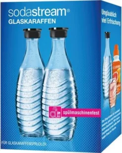 SodaStream Glaskaraffen 0,6 Liter Im 2er-Pack, 764997 -Küchenzubehör c2babd52423b0e82930c4852cd1fd4ff