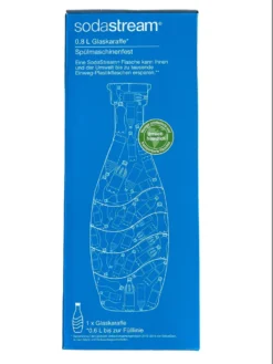SodaStream Glaskaraffe Mit Schraubverschluss -Küchenzubehör c3eec813fe88782d0d7406836a210871