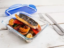 Pyrex Cook & Go Glas Square Teller Mit Deckel 0.9l -Küchenzubehör c42956c5785599a69c991539c8db1b27