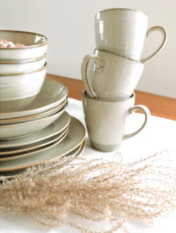 Mäser 931371 Nottingham Vintage Tafel-Service Für 4 Personen Mit Speiseteller Und Suppenteller Im Retro-Look, Steinzeug, Beige, 8-teilig (1 Set) 13 Mäser 931371 Nottingham Vintage Tafel-Service Für 4 Personen Mit Speiseteller Und Suppenteller Im Retro-Look, Steinzeug, Beige, 8-teilig (1 Set) -Küchenzubehör c501c2639e8739e95601ccead92931ca