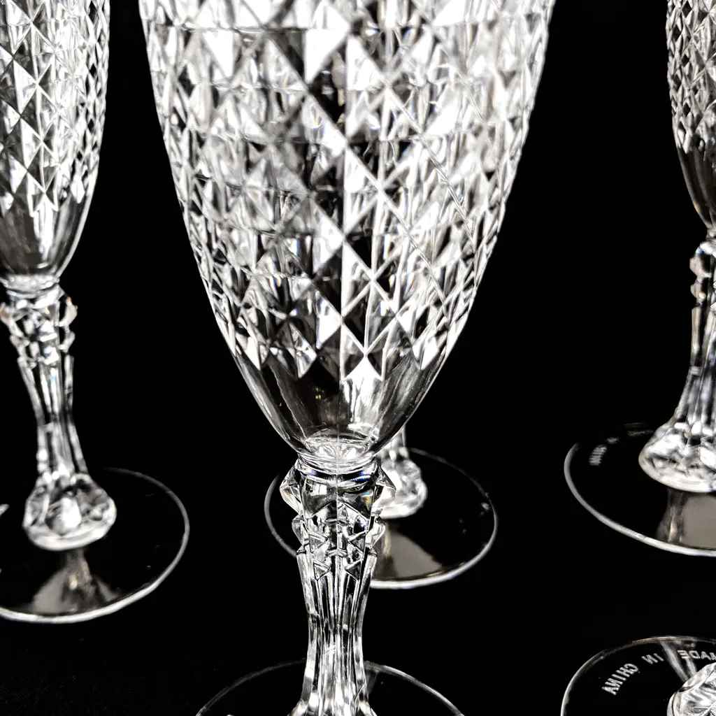 6er Set Kunststoff Champagner-Gläser Kristalleffekt 200ml / Ø6x22,5cm 5 6er Set Kunststoff Champagner-Gläser Kristalleffekt 200ml / Ø6x22,5cm – Bild 5