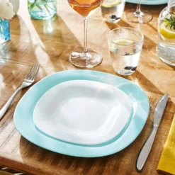 Tafelservice Carine Neo Weiß 18-teilig LUMINARC Essservice Tafelgeschirr Teller -Küchenzubehör c765531db2075e69a94ca8806e1b6d64