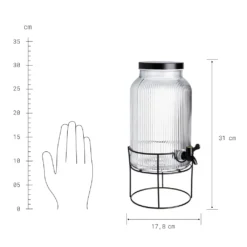 BUTLERS FOUNTAIN Getränkespender Mit Ständer 2 Tlg. -Küchenzubehör c7ffc957cbc40f5a4ee6d77b7bbbbdc9