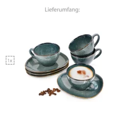 Sänger SÄNGER Kaffeetassen Set Darwin 8 Teilig Für 4 Personen 15 Sänger SÄNGER Kaffeetassen Set Darwin 8 Teilig Für 4 Personen -Küchenzubehör c8647d0596f6e629519b1d230214a470
