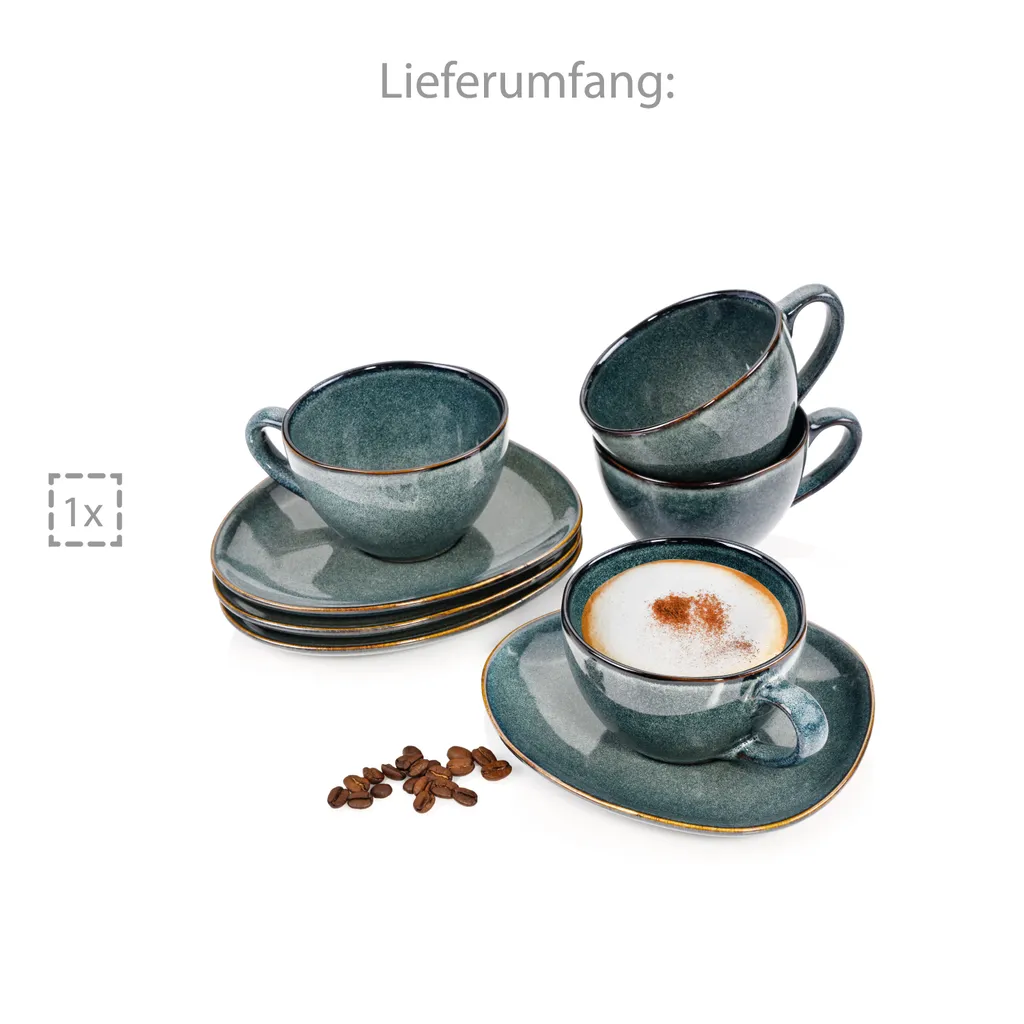 Sänger SÄNGER Kaffeetassen Set Darwin 8 Teilig Für 4 Personen 8 Sänger SÄNGER Kaffeetassen Set Darwin 8 Teilig Für 4 Personen – Bild 8
