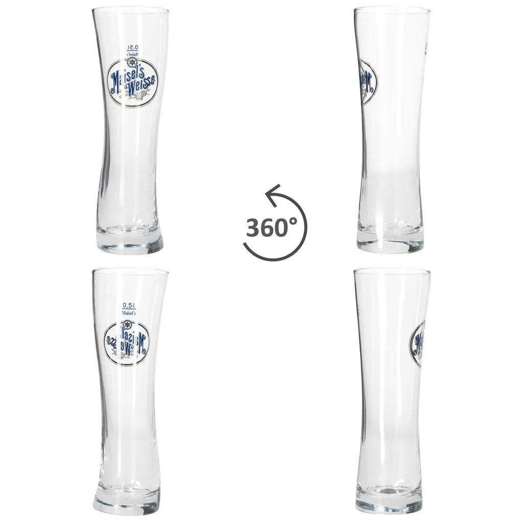 Van Well 6x Maisel’s Weisse Weizenbiergläser 0,5L Geeicht Hefe Weißbierglas Beer 4 Van Well 6x Maisel’s Weisse Weizenbiergläser 0,5L Geeicht Hefe Weißbierglas Beer – Bild 4