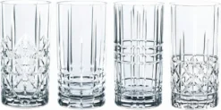 Nachtmann 0097784-0 Longdrinkbecher 'Highland' Kristallglas, 375 Ml, H: 15,1 Cm, ø 7,7 Cm, Transparent, 4-teilig (1 Set) -Küchenzubehör c9513499898ab58e721437f0df17337c