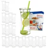 24er Set WECK Delikatessen Glas 700ml + Rezeptheft I Konkave Form Cocktail