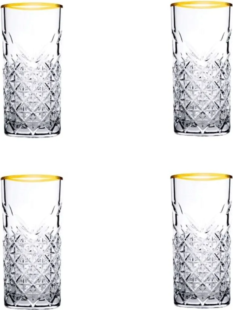 Pasabahce Timeless Golden Touch 4tlg Trinkglas Glas Tumbler 450ml 52800 11 Pasabahce Timeless Golden Touch 4tlg Trinkglas Glas Tumbler 450ml 52800 – Bild 11
