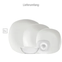 Sänger SÄNGER Porzellan Geschirrset Bilgola, Tafelservice 30 Teilig Für 6 Personen -Küchenzubehör cb326bbb07f102045db03215149199d8