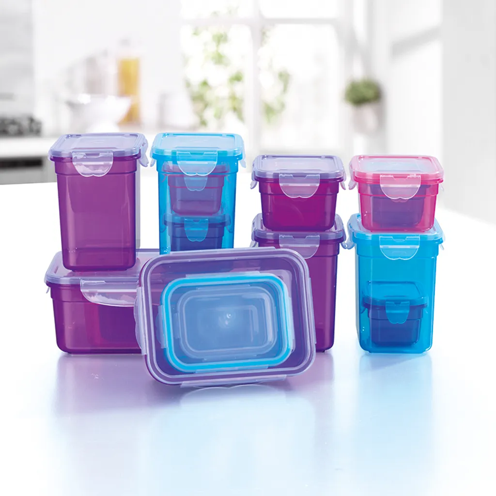 GOURMETmaxx Frischhaltedosen Klick-it, 36-teilig Frischhaltedosen Set Klick-It Gefrierdosen Lunchbox Mikrowelle Brotdose 18 Stück 4 GOURMETmaxx Frischhaltedosen Klick-it, 36-teilig Frischhaltedosen Set Klick-It Gefrierdosen Lunchbox Mikrowelle Brotdose 18 Stück – Bild 4