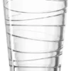 LEONARDO 019450 Vario Struttura Longdrinkbecher, Glas, 280 Ml, Klar (6 Stück)