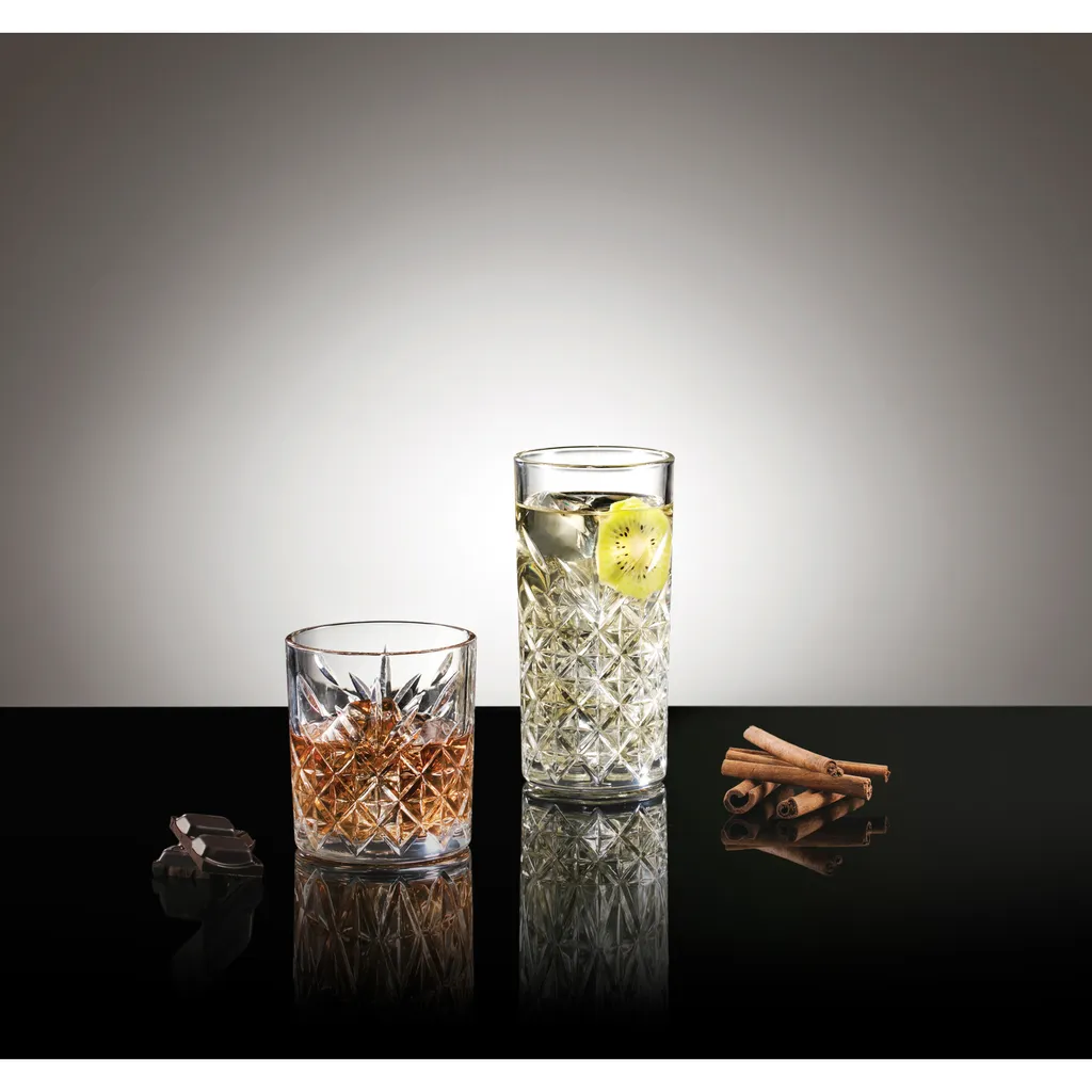 CreaTable 15459 Timeless Longdrinkbecher & Whiskygläser, Klar, 8-teilig (1 Set) 2 CreaTable 15459 Timeless Longdrinkbecher & Whiskygläser, Klar, 8-teilig (1 Set) – Bild 2