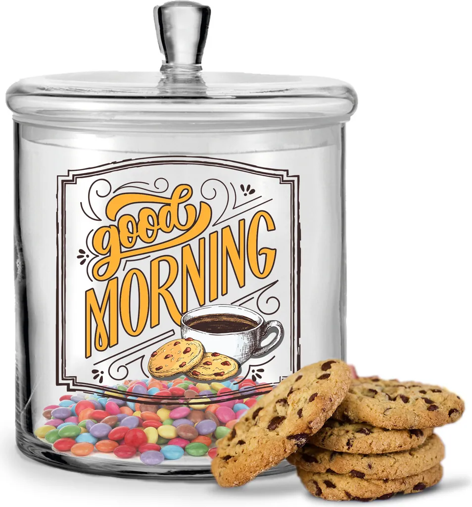 Leonardo Keksglas Mit UV-Druck Kekse Montag Bis Freitag 1 Leonardo Keksglas Mit UV-Druck Kekse Montag Bis Freitag