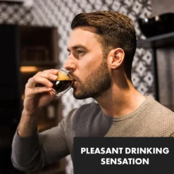 Klarstein Glaswerk Vienna Doppelwandige Gläser , Thermoglas , Trinkglas , Espresso-, Kaffee- Und Shotglas , 4 Stück , Für Heiße Und Kalte Getränke , 80 Ml , Borosilikatglas , Hitze- Und Kältebeständig , Handgemacht , Spülmaschinenfest , Thermoeffekt -Küchenzubehör d10be72feee15fc331922b1d5afcf375