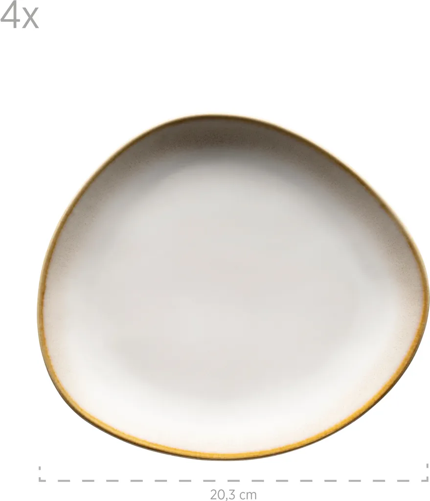 Mäser 931991 Kombiservice La Sinfonia Für 4 Personen, Steinzeug, Beige/creme-weiß (1 Set, 16-teilig) 4 Mäser 931991 Kombiservice La Sinfonia Für 4 Personen, Steinzeug, Beige/creme-weiß (1 Set, 16-teilig) – Bild 4