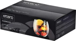 KROSNO Harmony Wassergläser Saftgläser Trinkgläser | Set Von 6 | 410 ML | Spülmaschinenfest -Küchenzubehör d3df15ecb80bb908bb5234e12aab22f9