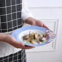 VEWEET 30-teilig Porzellan Tafelservice, Serie 'Hannah', Kombiservice Für 6 Personen, Blau Mit Floral Dekoration 14 VEWEET 30-teilig Porzellan Tafelservice, Serie 'Hannah', Kombiservice Für 6 Personen, Blau Mit Floral Dekoration -Küchenzubehör d4a0a5555274d7537549da1c1a4b89b6