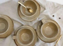 Leonardo MATERA Cappuccino Set Grün 8-teilig -Küchenzubehör d63b36d711023da351bf9f5fc5712151