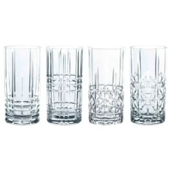 Nachtmann 0097784-0 Longdrinkbecher 'Highland' Kristallglas, 375 Ml, H: 15,1 Cm, ø 7,7 Cm, Transparent, 4-teilig (1 Set) -Küchenzubehör d723b3071ac338d99801df83c6d5afc4